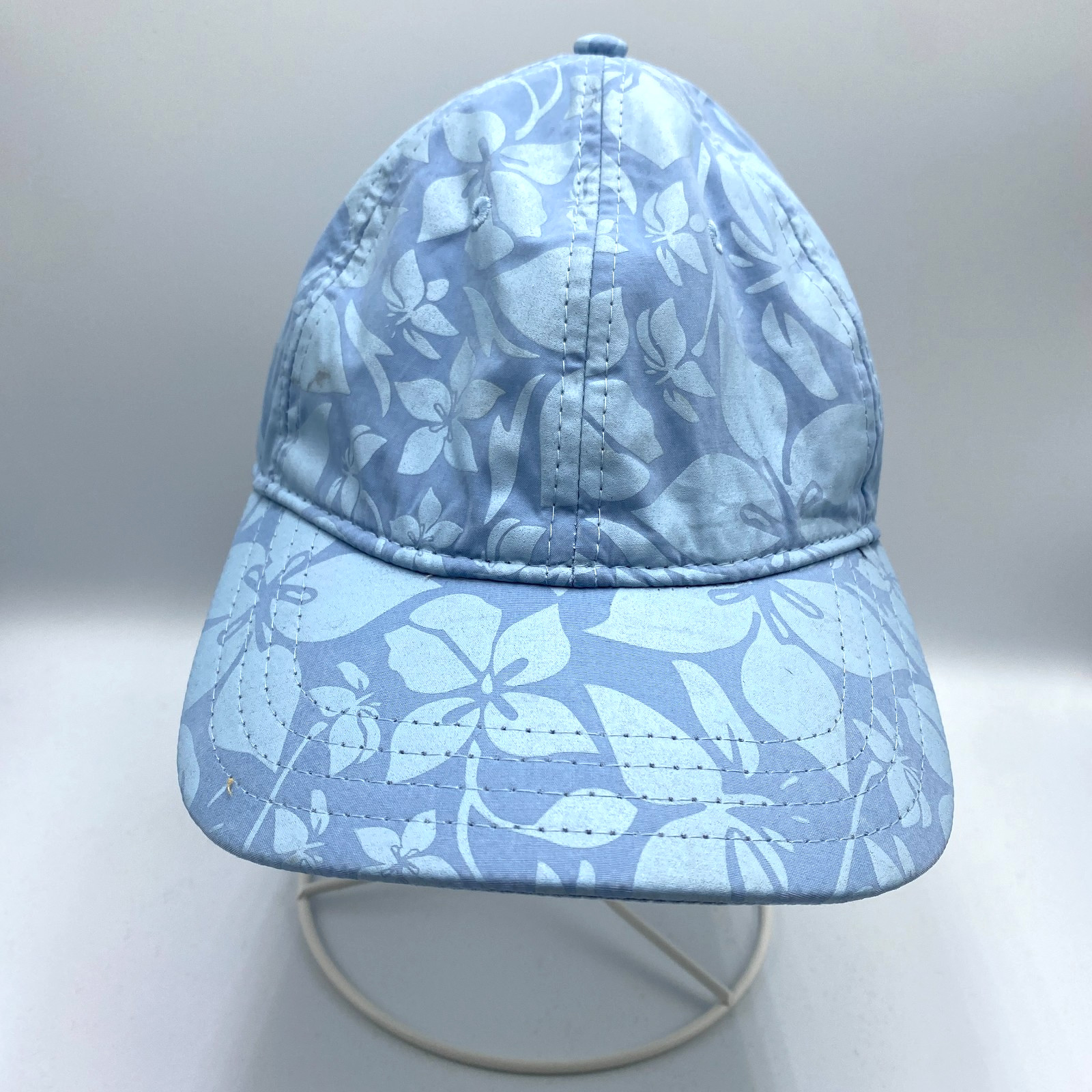 Womens Beachy Tropical Floral Graphic Gardening Adjustable Strapback Hat Cap