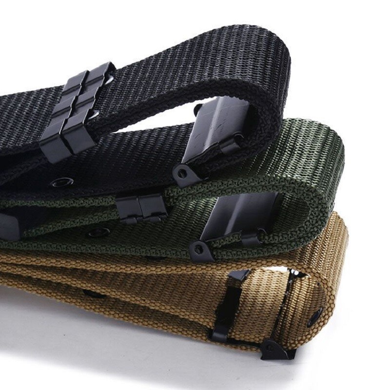 Tactical Nylon Belt Adjustable Security Military Heavy Duty Rescue Combat Belt