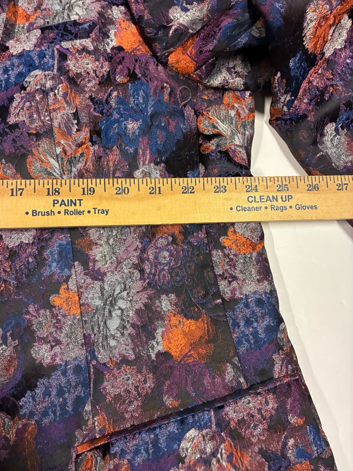 TALLIA x Lansky Bros Shawl Lapel Blazer 52XLMen Multicolor Floral Print 1-Button