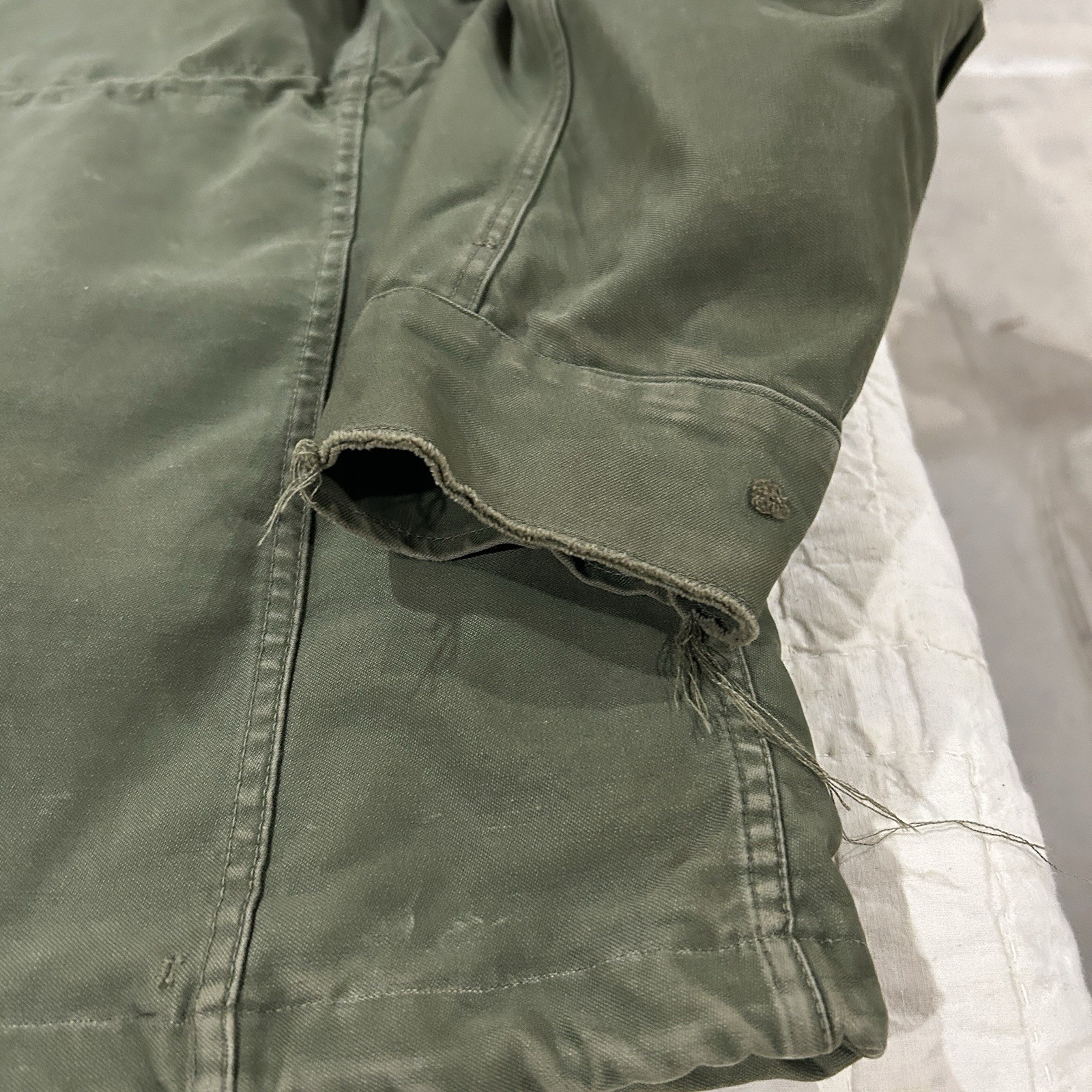 Vintage 1950s US Army M-51 Field Jacket Small Long w/ Liner Korean War