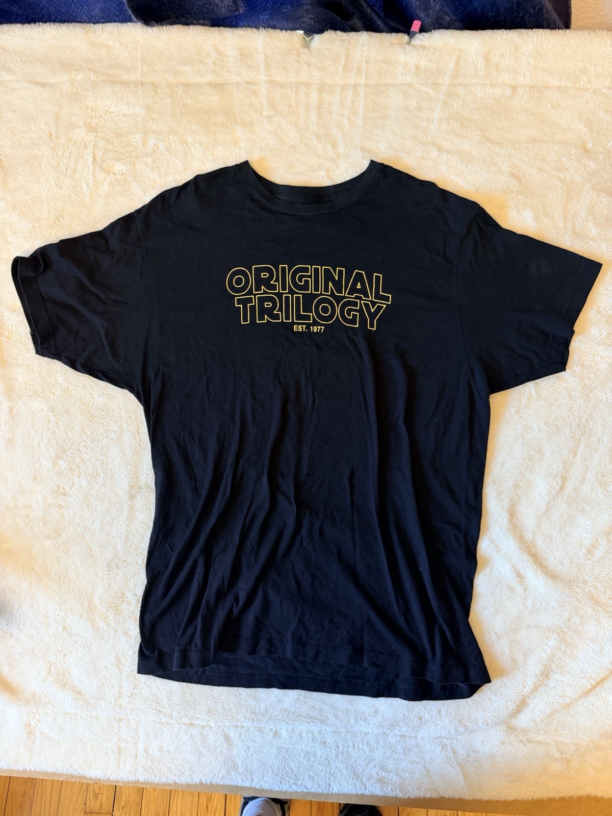 Star Wars Original Trilogy Black T-Shirt XL EST. 1977