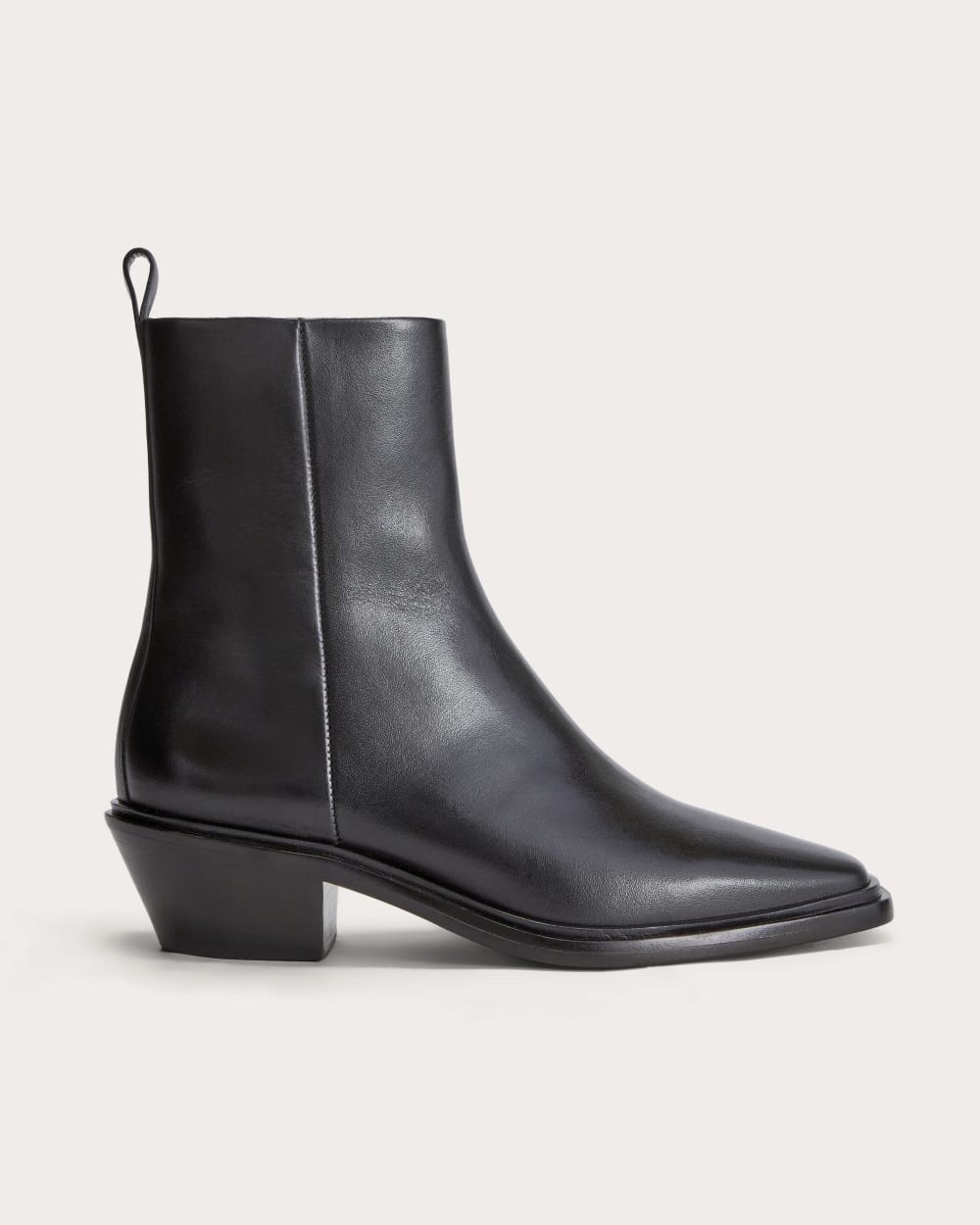 Everlane The Havana Boot Black Leather Ankle Boots Size 9 New in Box
