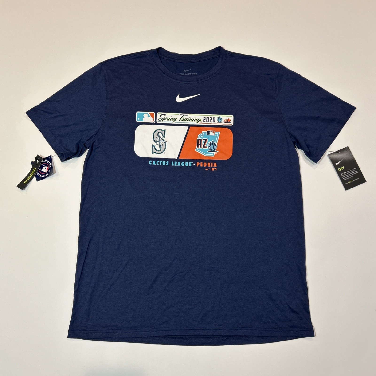Seattle Mariners Nike Dri-Fit Shirt Men’s Large Spring Training 2020 NWT