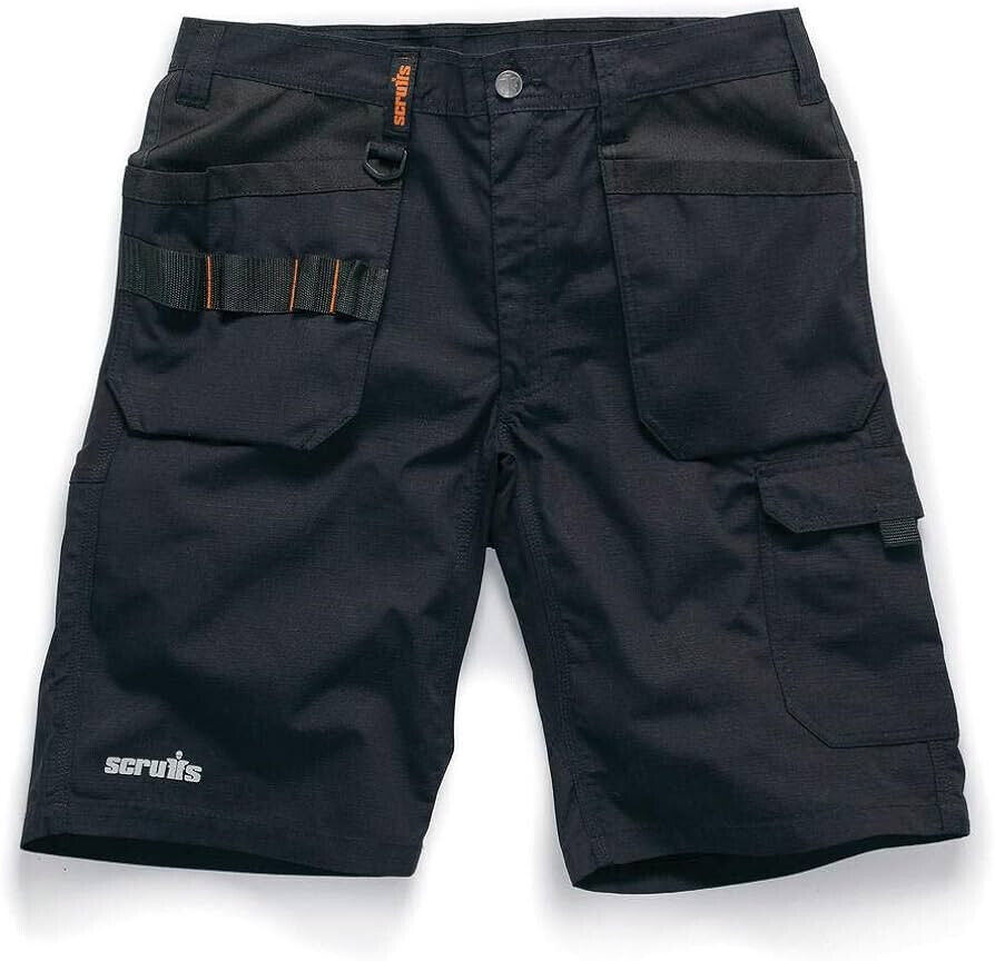 Mens Scruffs Flex Trade Holster Multi Pocket Cargo Shorts Waist Sizes 30 to 40