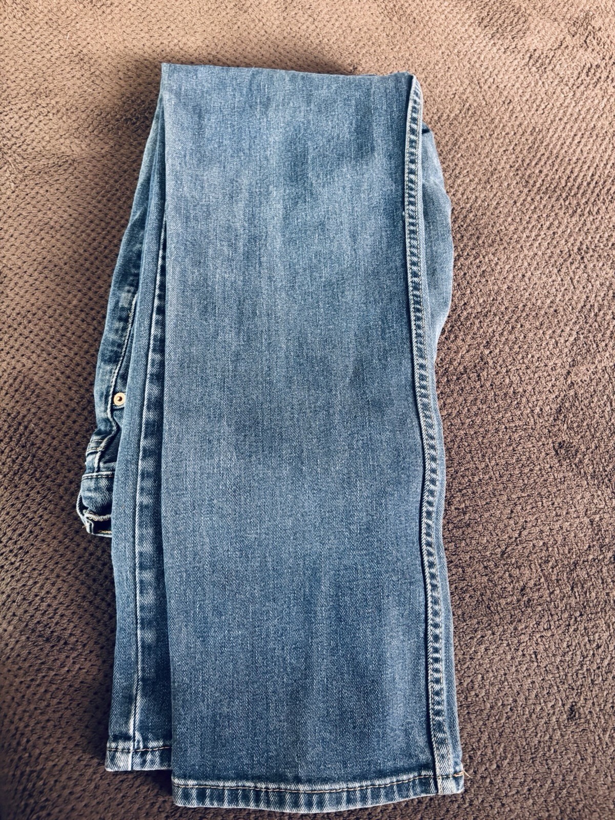 Levis 514 Jeans Mens 30×32 Blue Denim Straight Fit Leg Dark Wash Red Tab