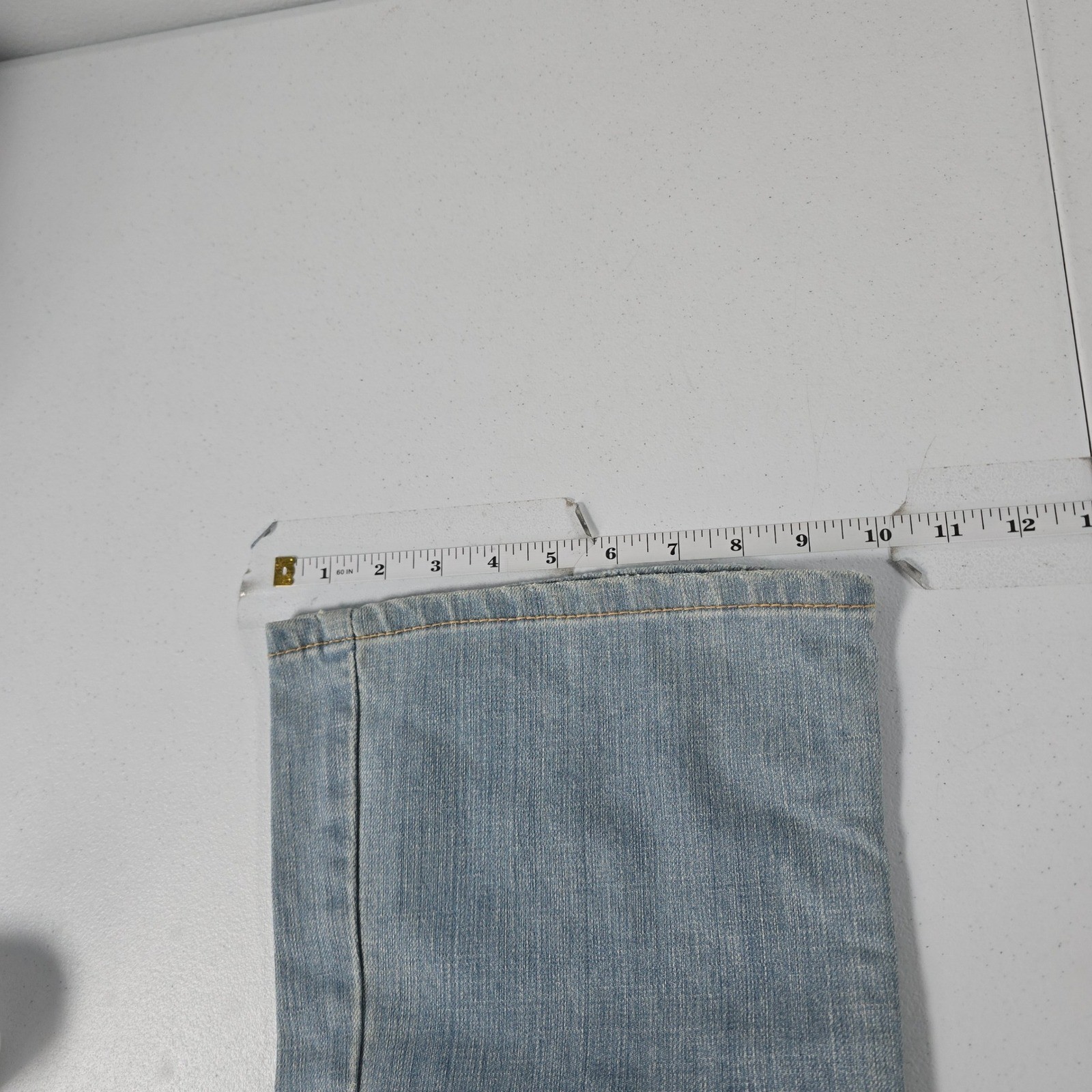 Aeropostale Hailey Skinny Flare Jeans Light Wash Low Rise Womens Size 3/4 Short