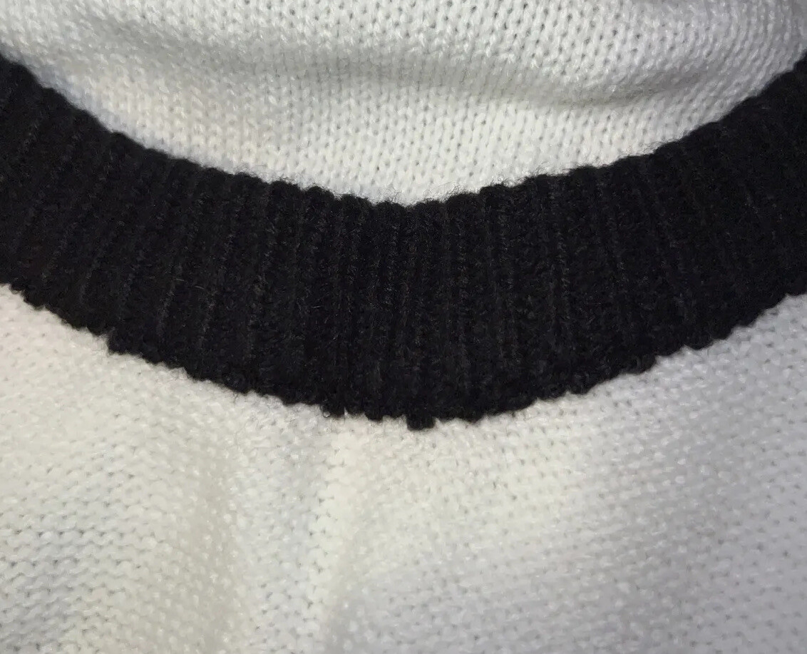 NWT White Black Gray Stripe LuLaRoe LAUREN SWEATER Dress Medium 10/12 8 New 🦄