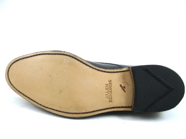Allen Edmonds “PARK AVENUE” Leather Cap-Toe Oxfords 9 D Black WORN ONCE (791N)