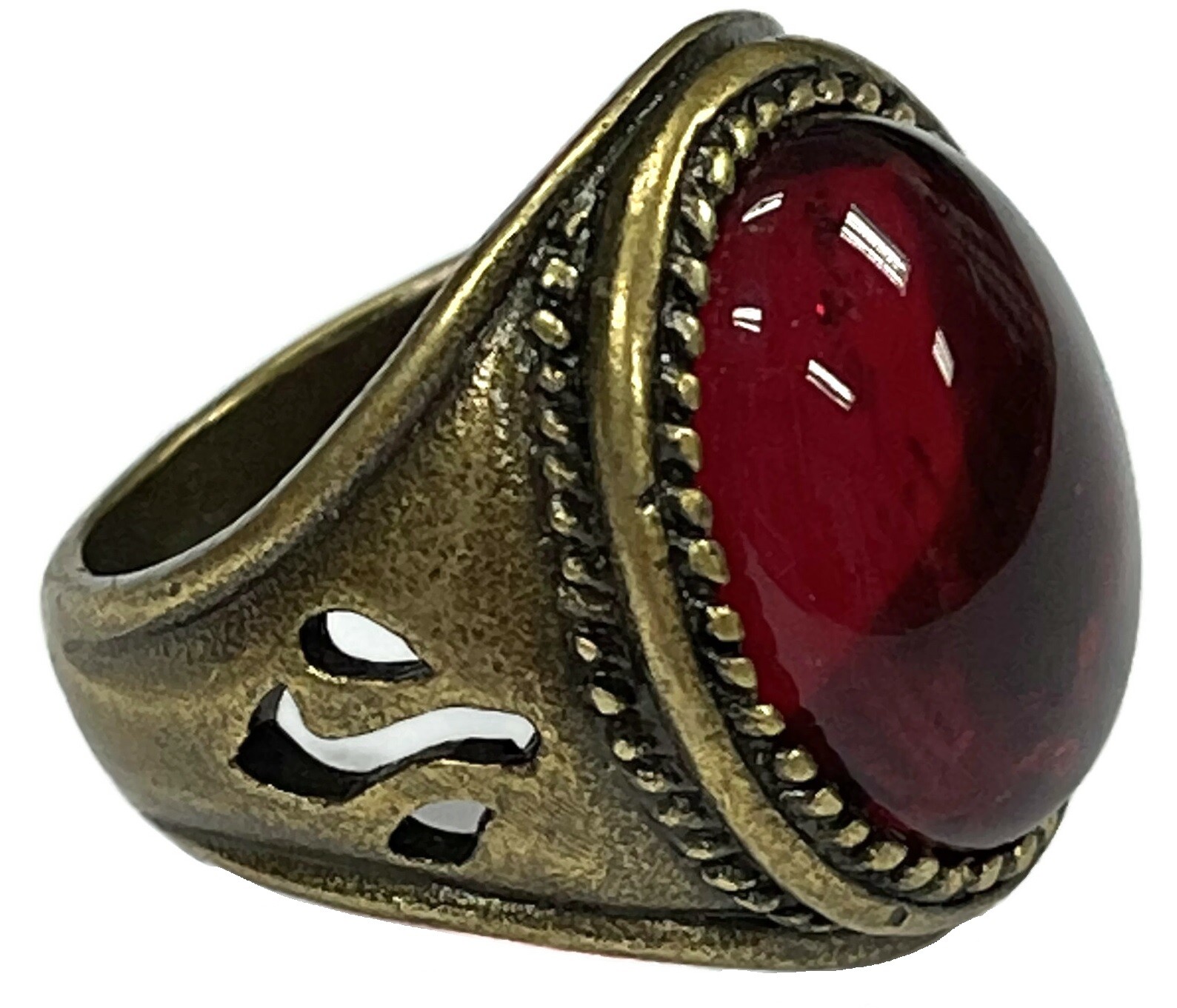 THE SHADOW RING STAINLESS STEEL Prop Replica agent