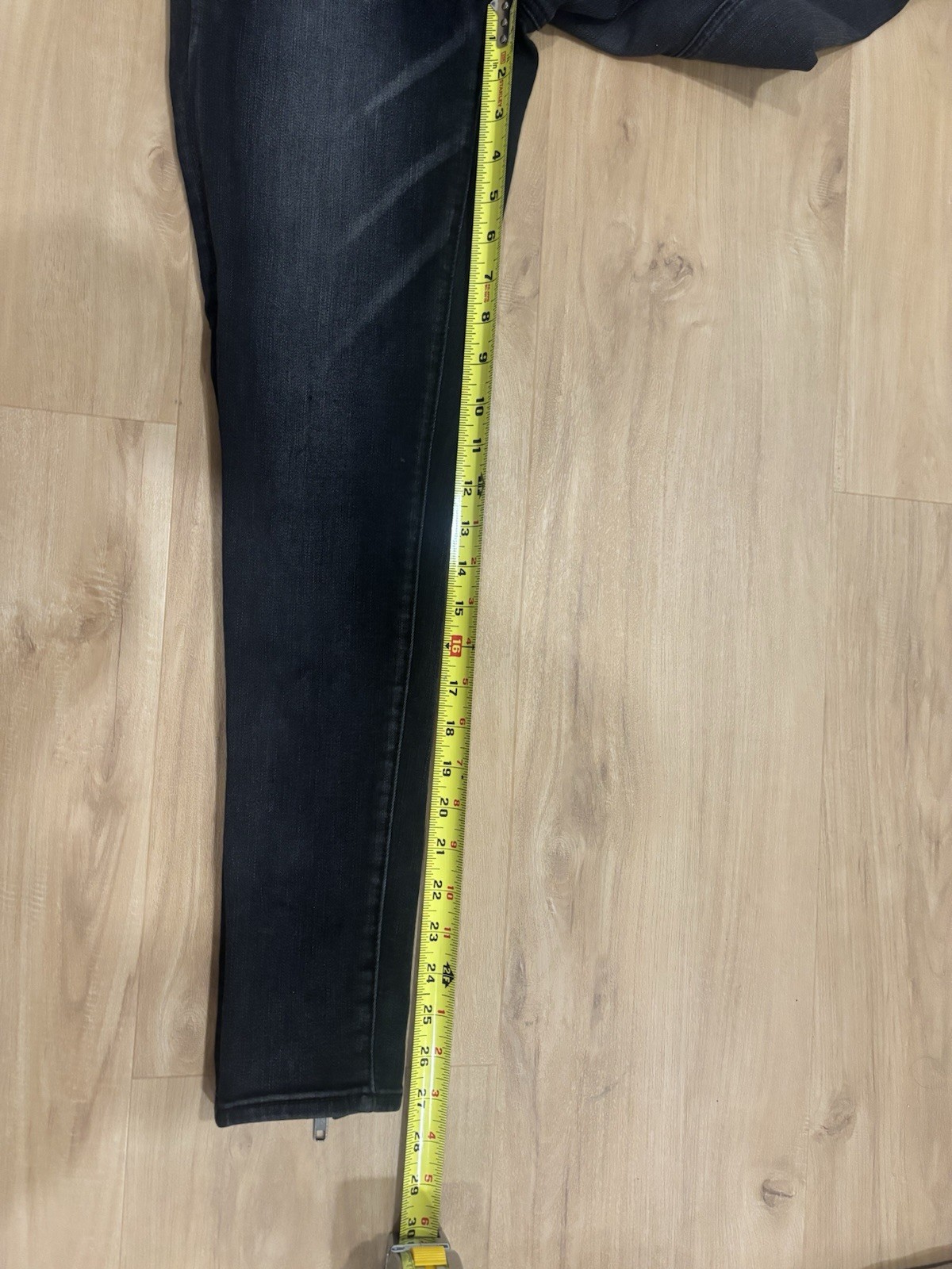 American Eagle Black Distressed Next Level Stretch Highest Rise Jegging Jean Sz6