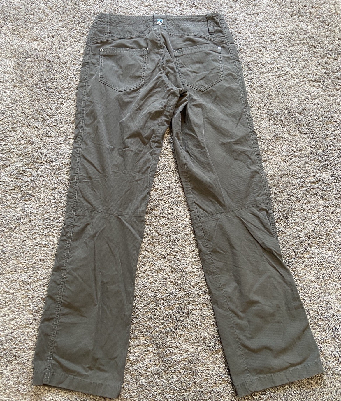 Kuhl Pants Women 6 Reg Cotton Nylon Gray Lightweight Outdoors