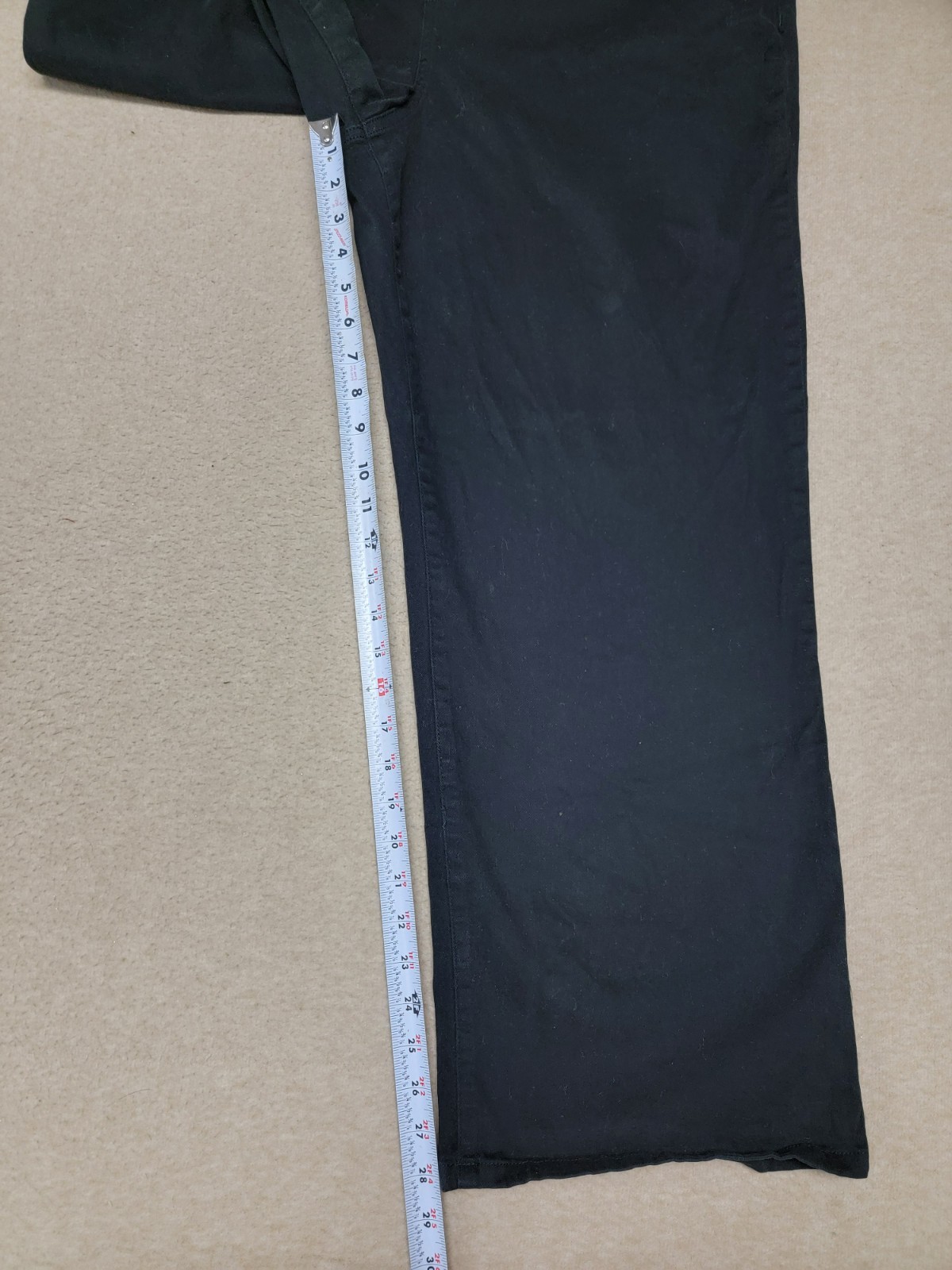 WOMAN WITHIN Pants Size 22W Black Pull On Stretch Comfort Pockets