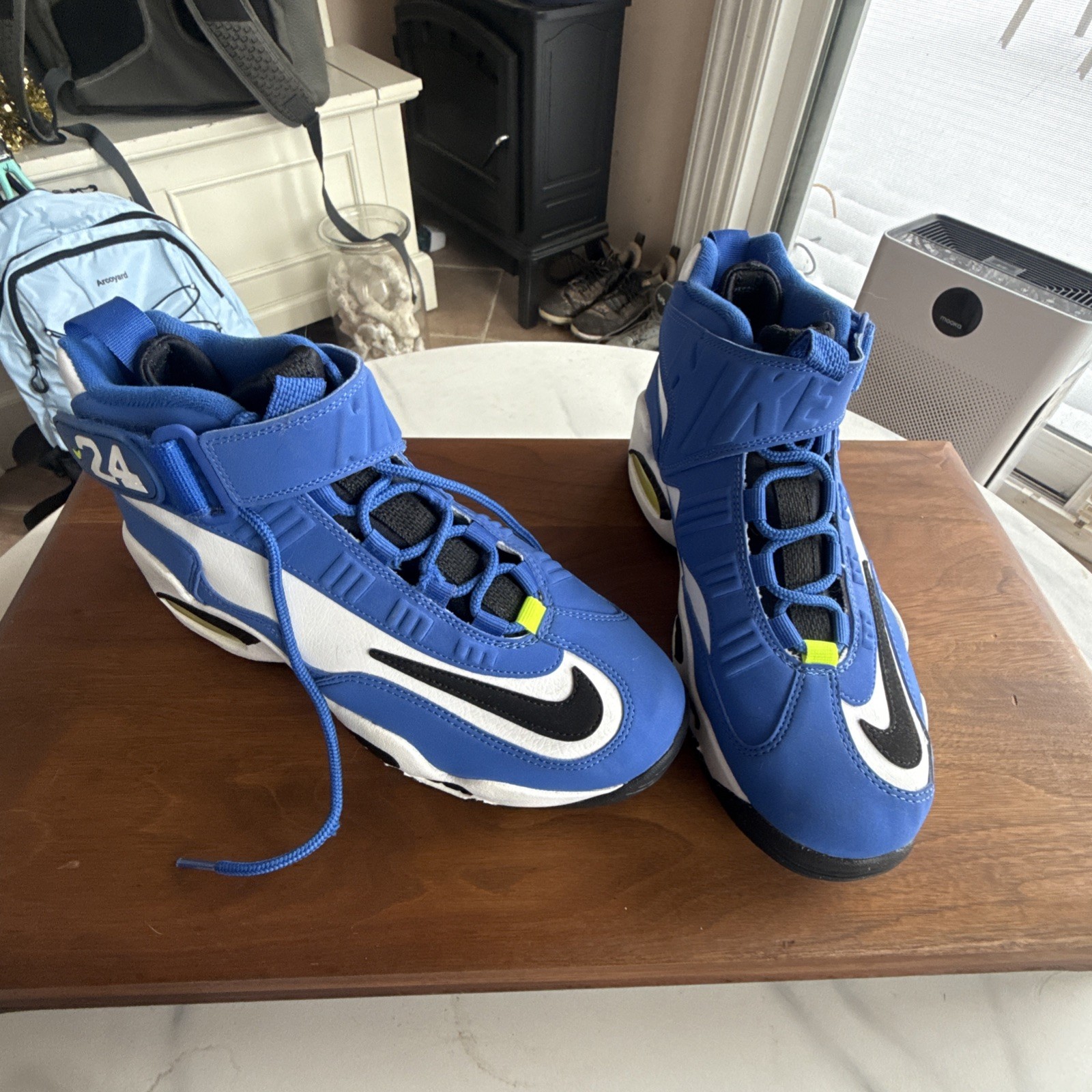 Size 7 Nike Air Griffey Max 1 2021 Varsity Royal White Suede (DJ5161-400)