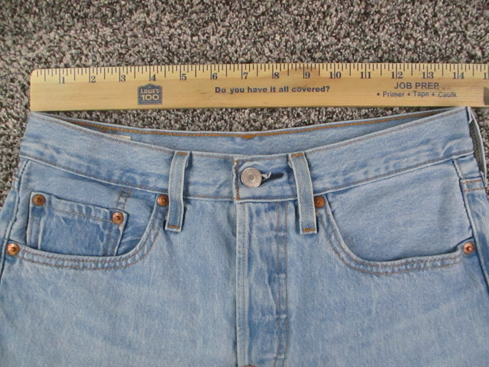 Levis 501 S Big E Jeans Womens 27×27 Blue Denim Skinny High Waist Western Retro
