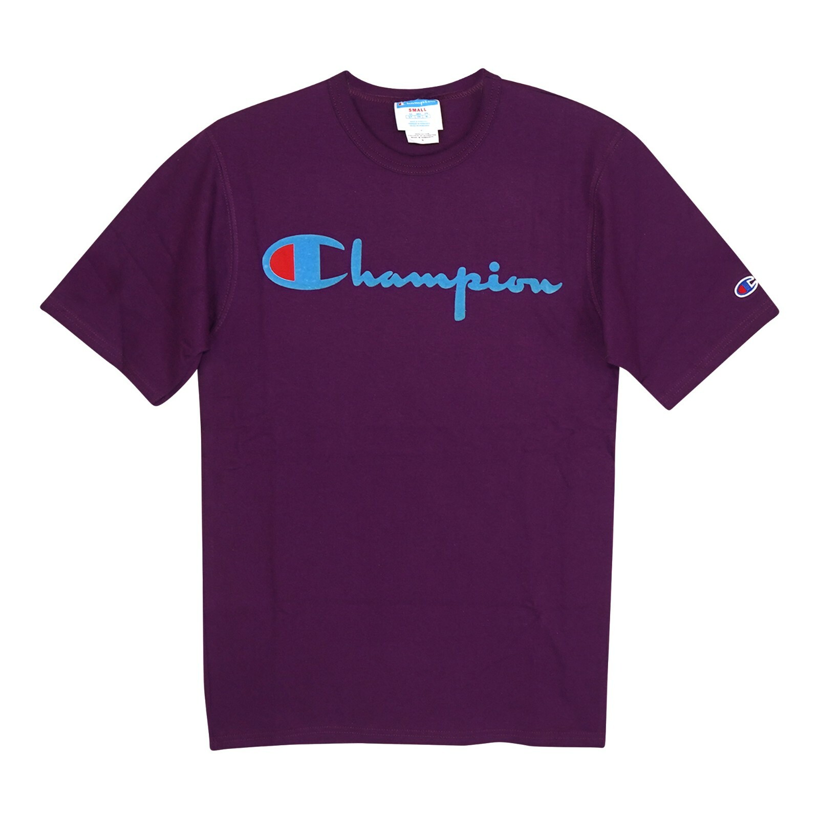 Champion LIFE Men’s Floss Stitch C logo Heritage Venetian Purple T-Shirt