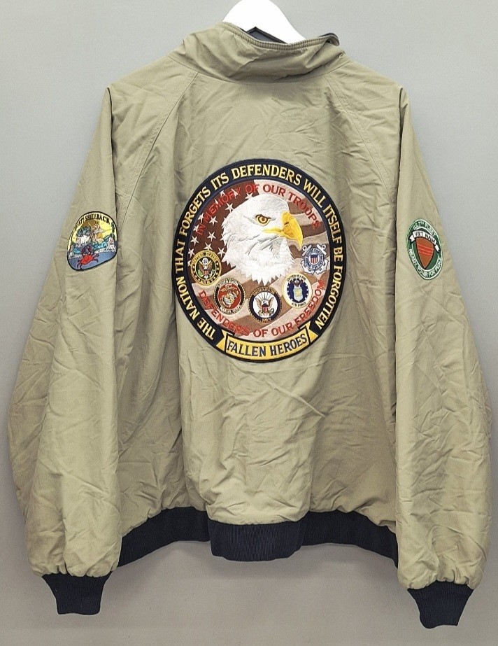 Vintage Sierra Men’s 3XL Military Jacket US Navy Vietnam Vet