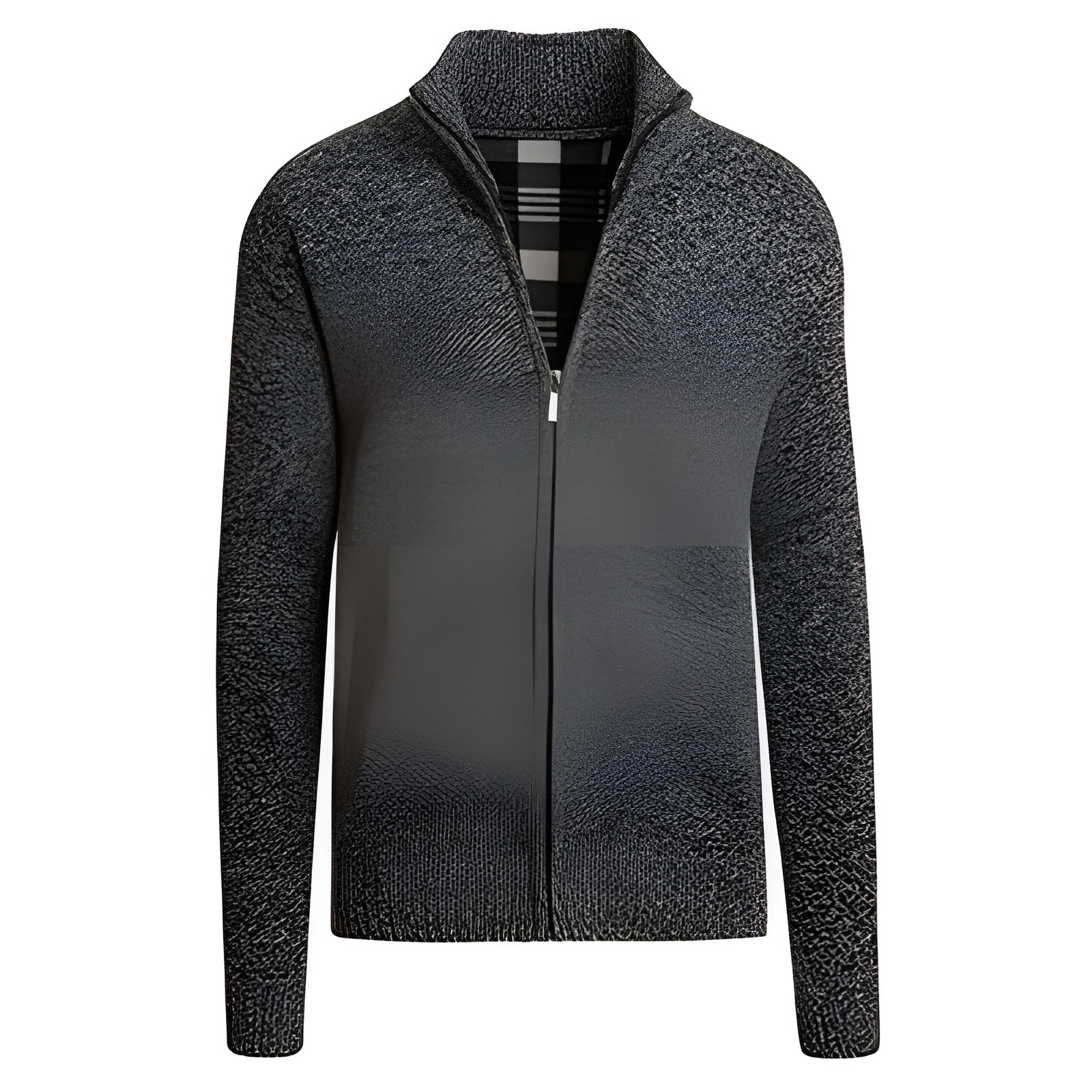 Men’s Casual Warm Winter Outwear Full Zip Up Fleece Sweater Jacket Coat – Small