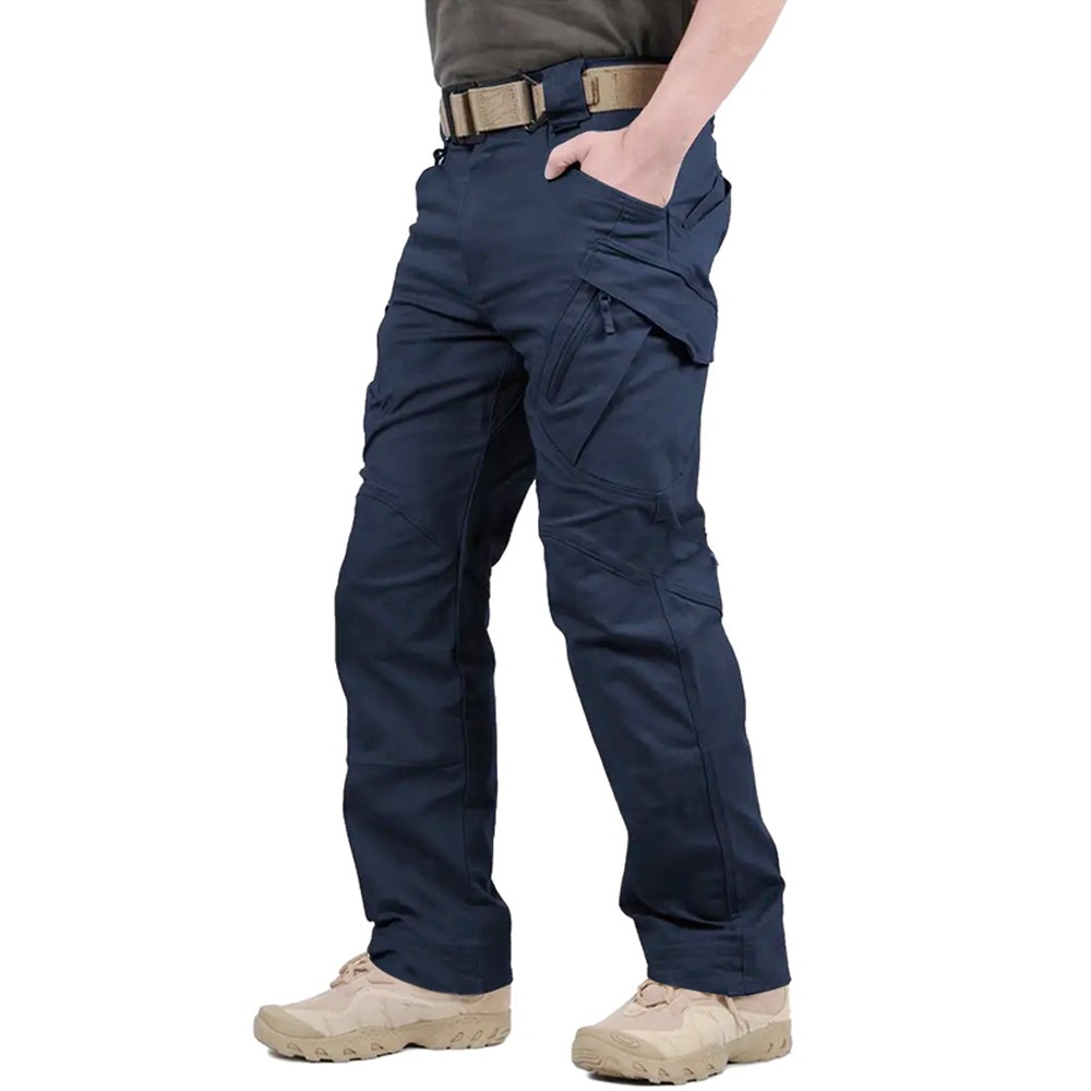Men’s Tactical Cargo Pants Straight Fit Combat Work Trousers for Outdoor Hiking