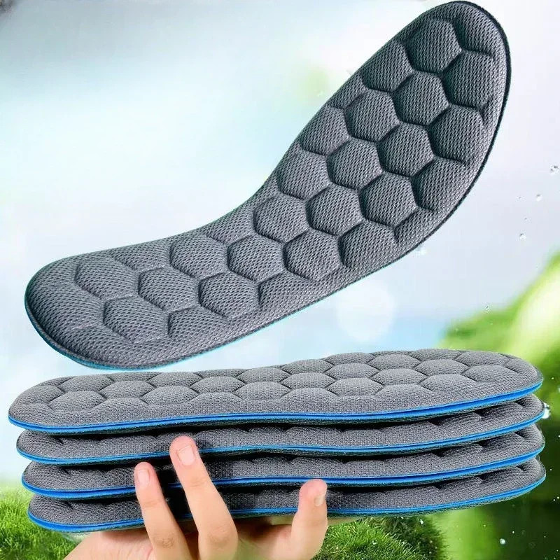 10/2PCS Unisex Massage Insoles Super Soft Sports Running Shoes Insole Arch Suppo