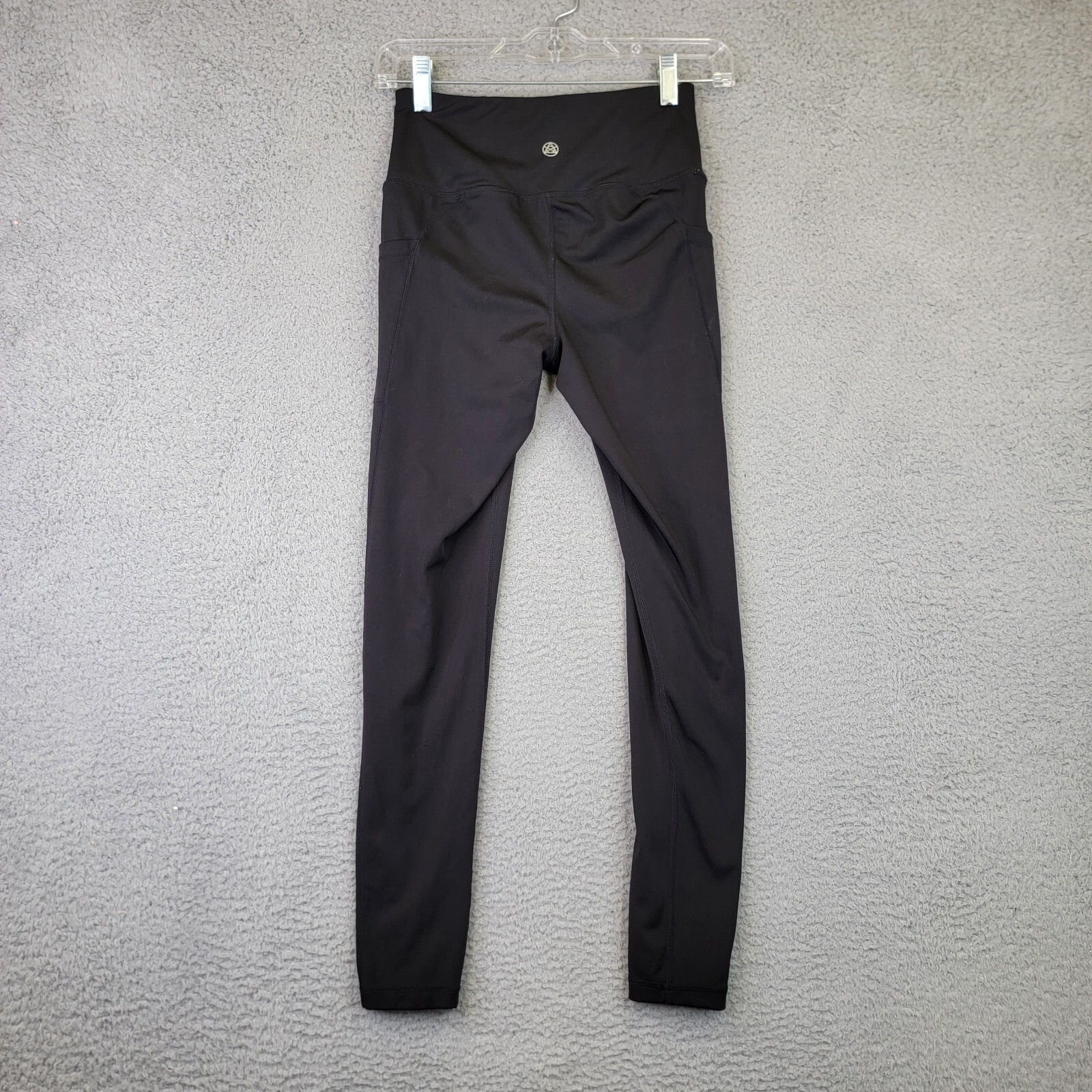TSLA Leggings Lot Women’s Small Black Yoga Pants Pockets Compression Slimming