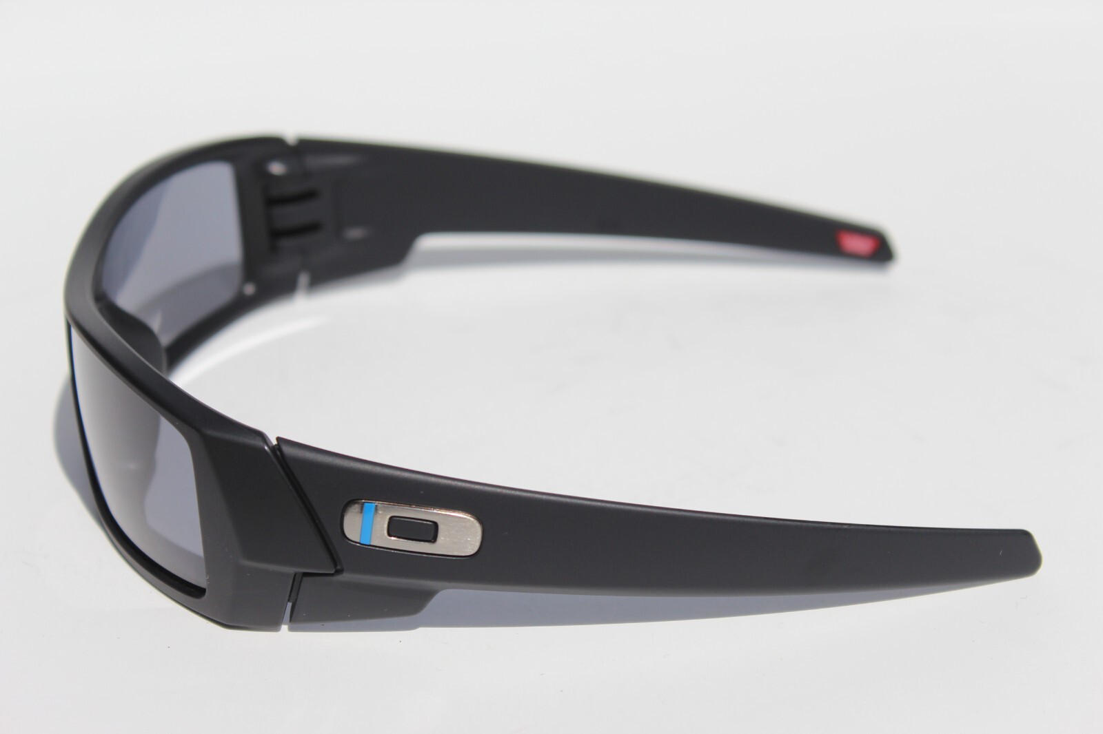 OAKLEY Gascan Sunglasses THIN BLUE LINE Matte Black/Grey OO9014-11 Police NEW