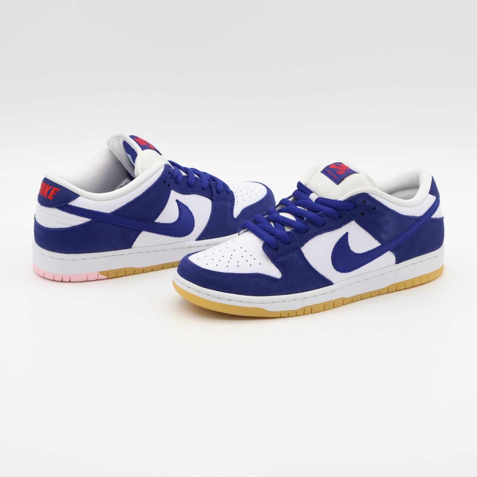 DO9395-400 Nike Dunk Low SB Los Angeles Dodgers Deep Royal Blue White (Men’s)