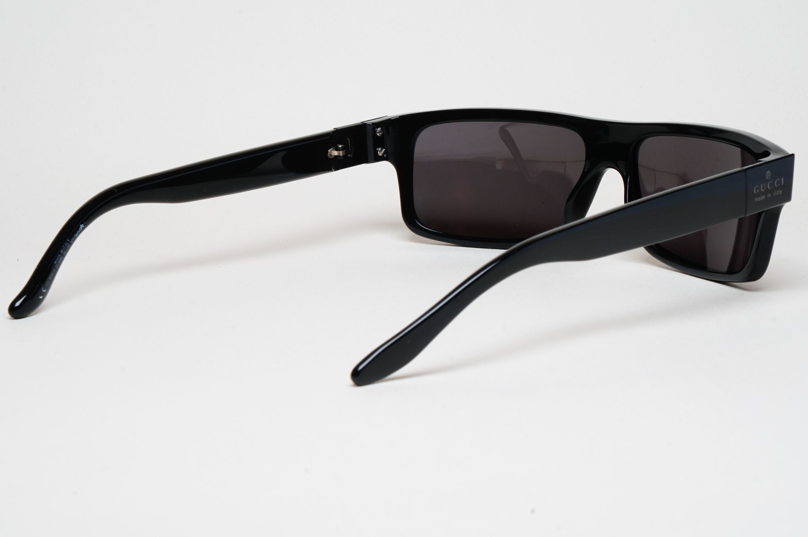 Gucci Sunglasses 2005 Vintage Black Rectangle GG 1606/S D28BN 56mm 301225