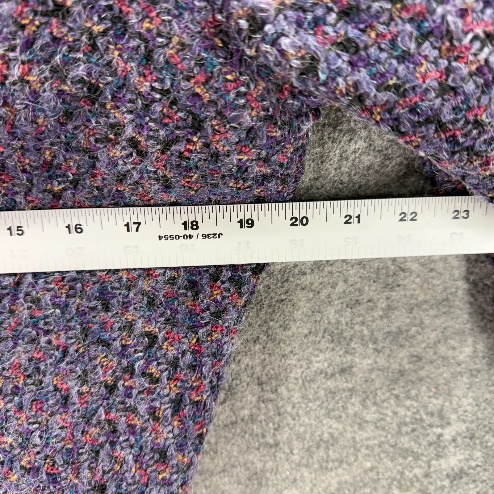 Requirements Jacket Women 14P Petite Purple Button Up Collared Long Sleeve