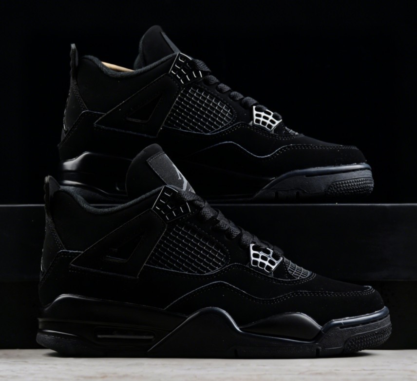 Jordan 4 Retro Black Cat Men’s Basketball Shoes Mid Top Us Size7-12