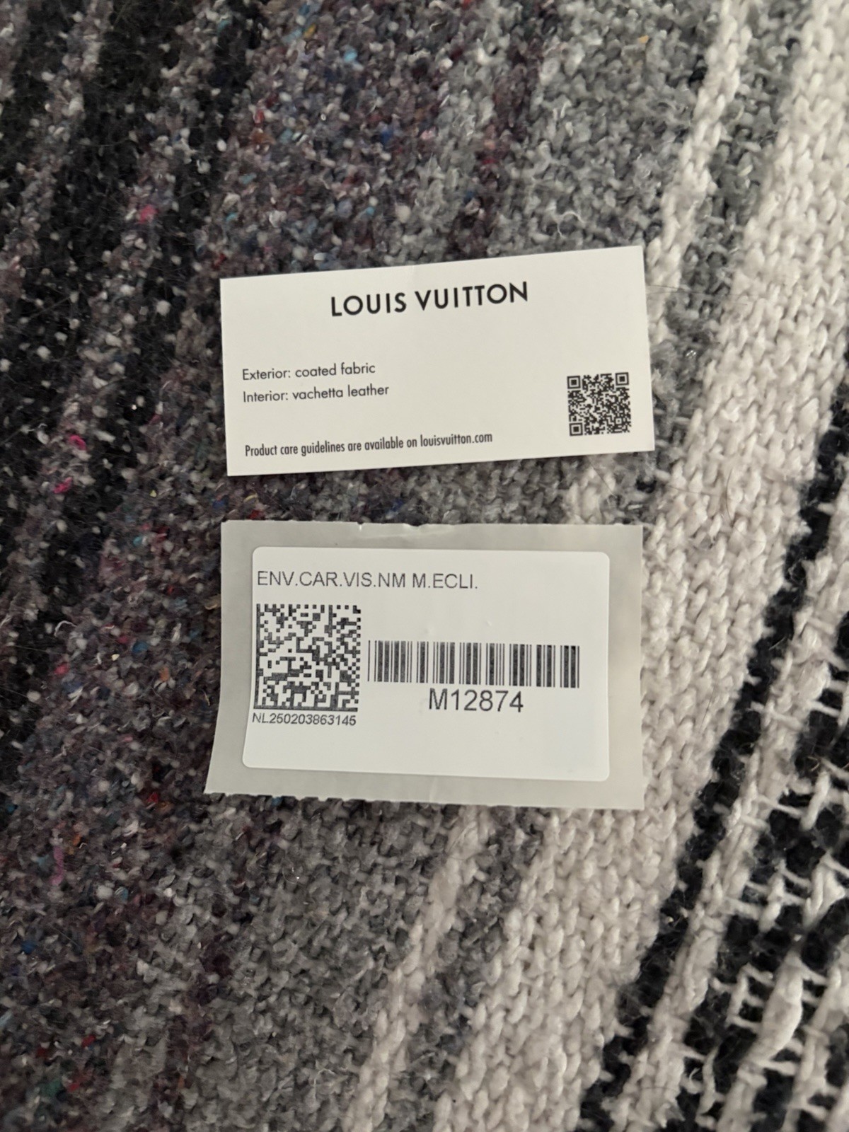Authentic Louis Vuitton Envelope Card Holder Monogram Leather
