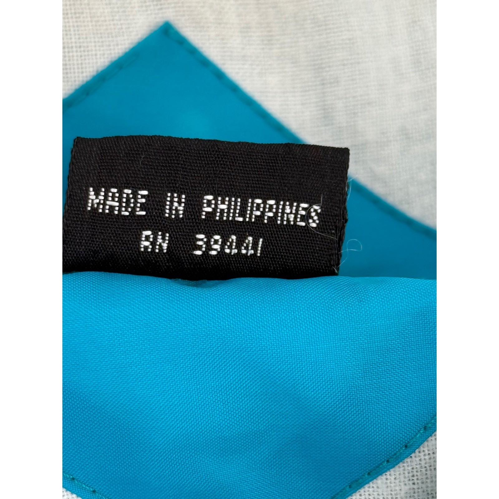 Pacific Trail Vintage Teal Windbreaker Jacket Full Zip Packable Hood 90s Sz XL