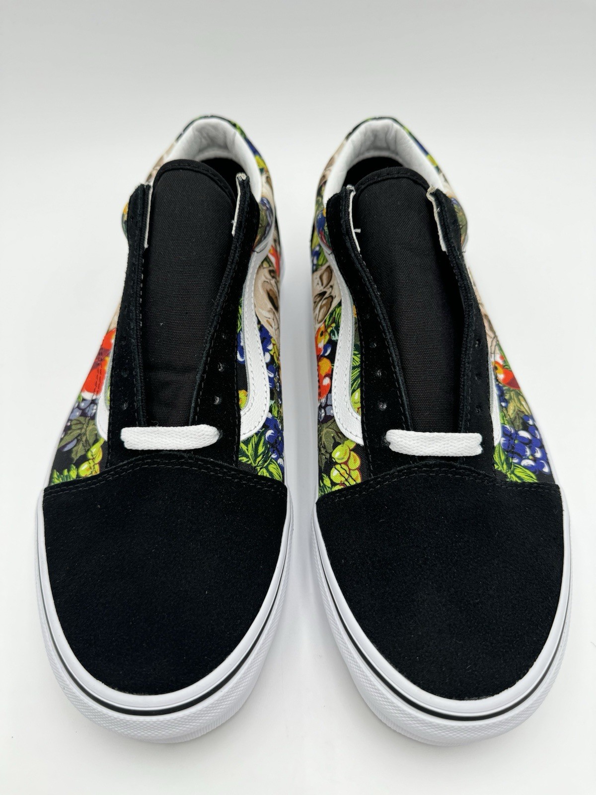 Vans Men’s Old Skool Fruit Skull Size 10.5 Black White |VN0005UFMCG|