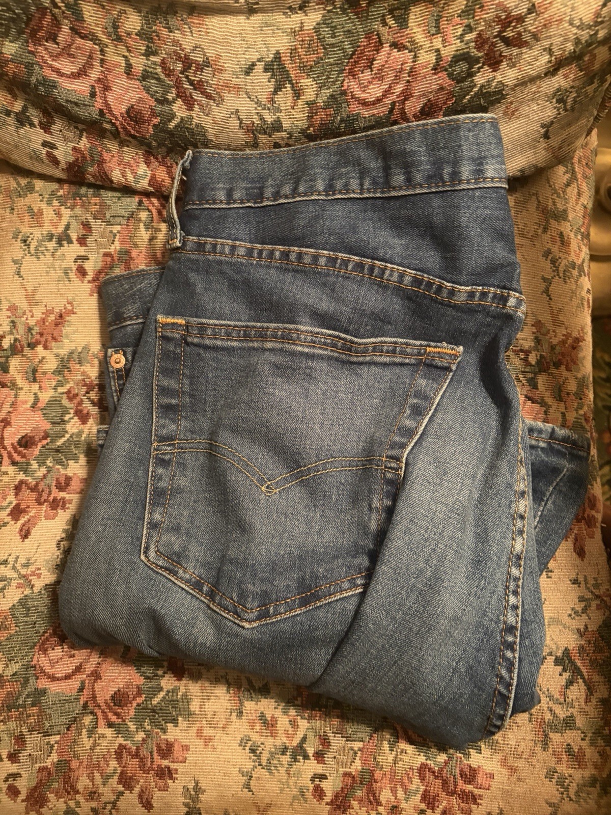 Levi’s 501 Original Straight Leg Jeans 36×34 Mens Regular Fit Blue Medium Wash