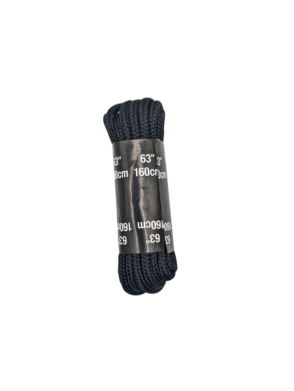 Heavy Duty Black Round Nylon Boot and Hiking Shoe Laces (1 Pair)