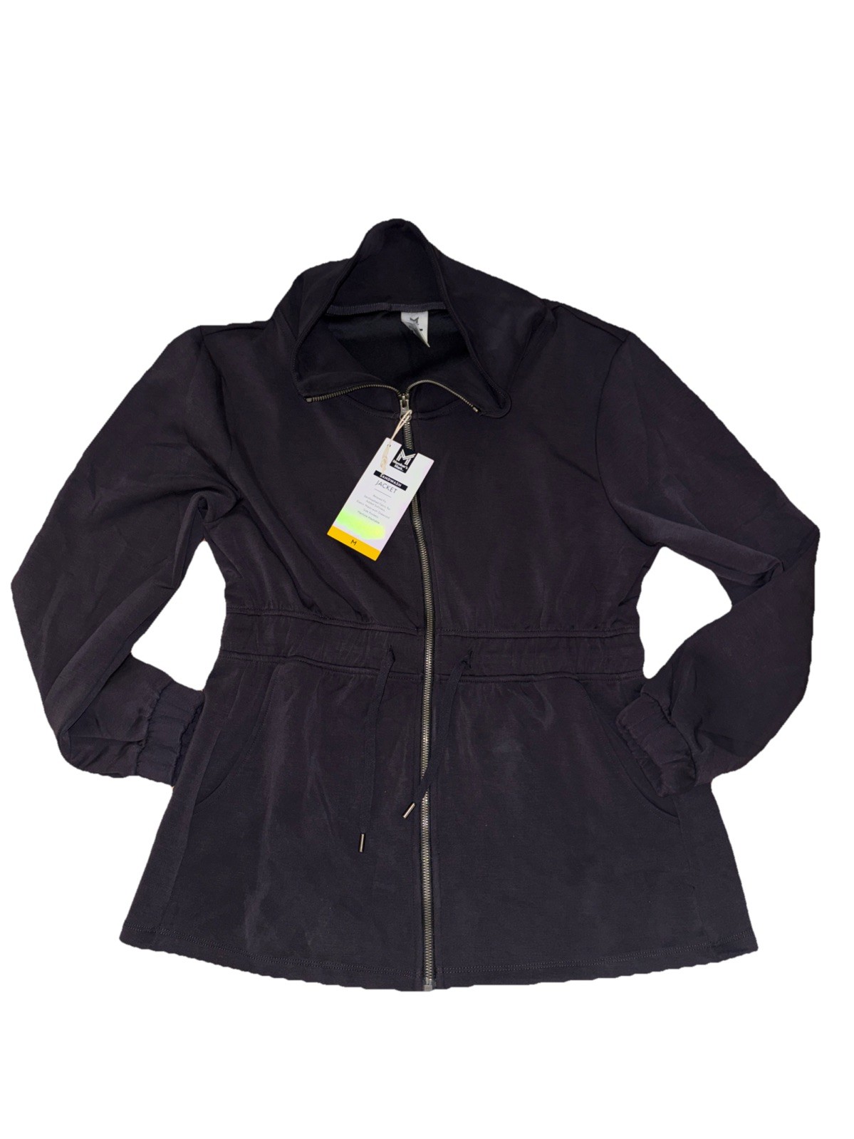 NWT Women’s Black MEMBERS MARK Sandwash Jacket Size Medium