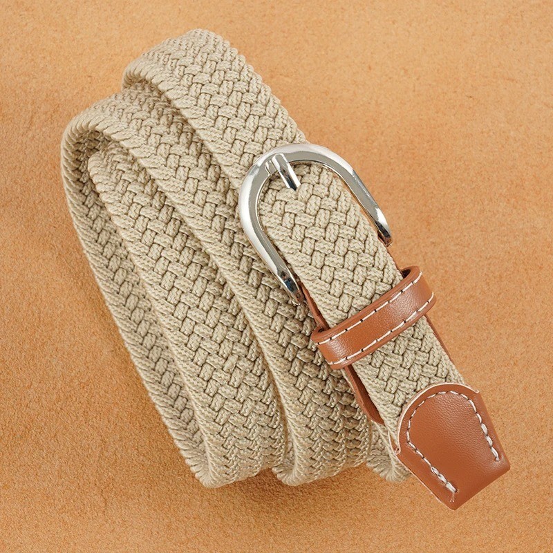 Elastic Fabric Braided Belt,Enduring Stretch Woven Belt for Unisex Men/Women/Jun