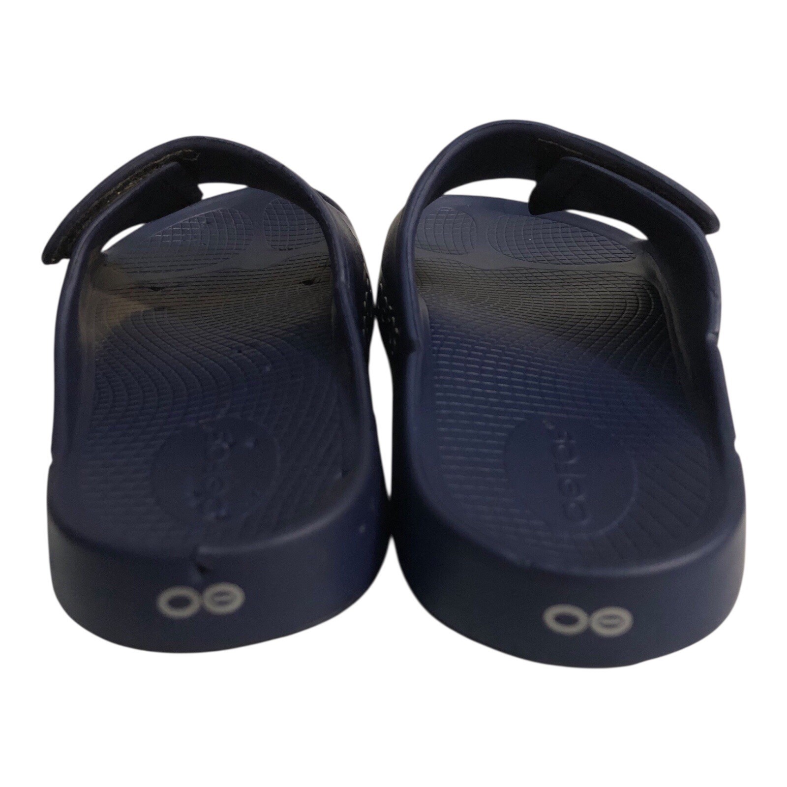 OOFOS OOAHH Sport Flex Lightweight Recovery Slide Sandal Blue M8 W10 EU41