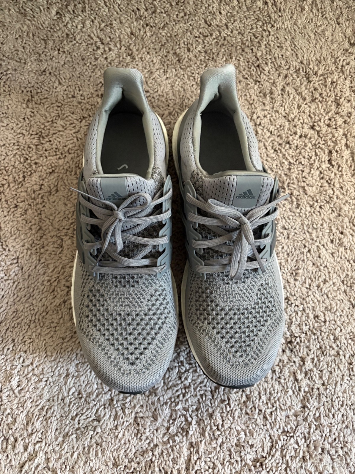 Size 11 – Adidas Ultraboost 1.0 DNA “Wolf Grey/White” Running Shoes HQ4200 Men’s