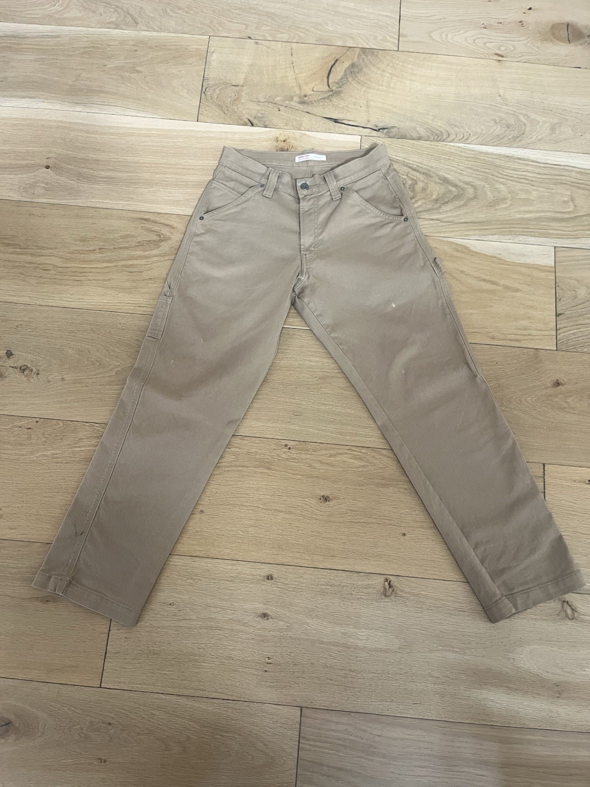 Signature by Levi Strauss & Co. Beige Men’s Workwear Carpenter Pants 30×32