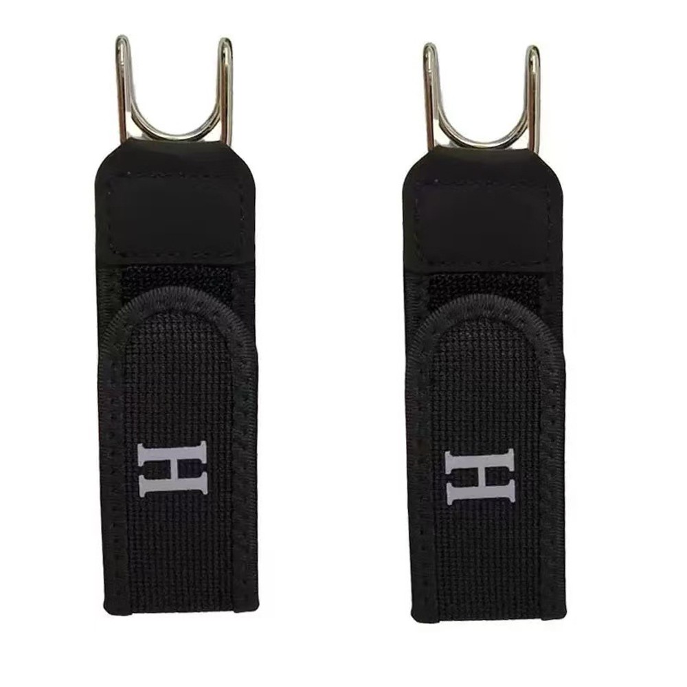 4x Tactical Metal Hook Elastic Belt Buckle-Less Invisible Waist Belt Closure