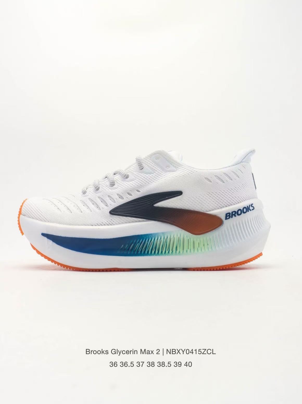 Brooks Glycerin Max 2 Men Running Shoes Breathable Cushioning Sneakers