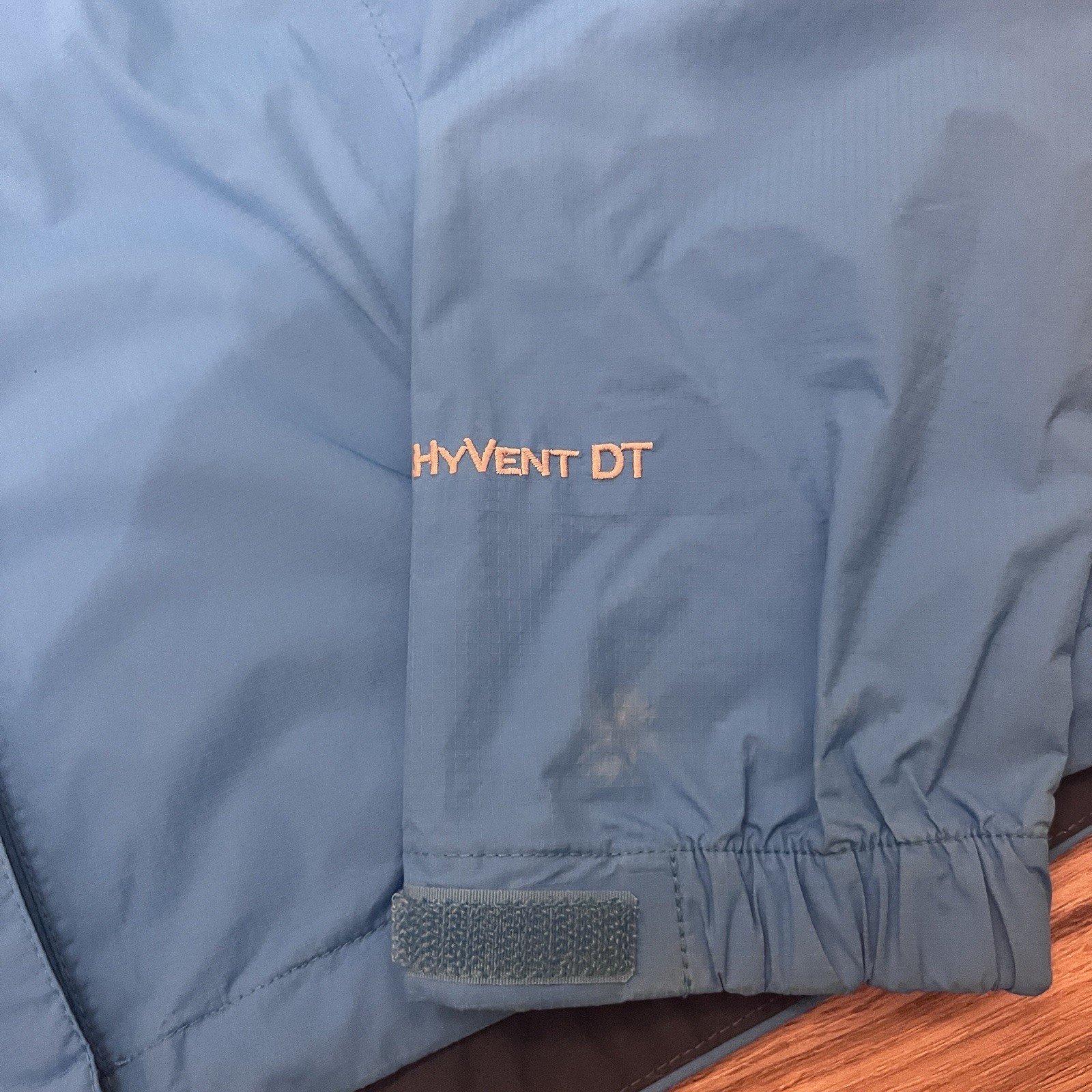 North Face Jacket Womens Medium Blue HyVent DT Waterproof Hooded Outdoor Coat