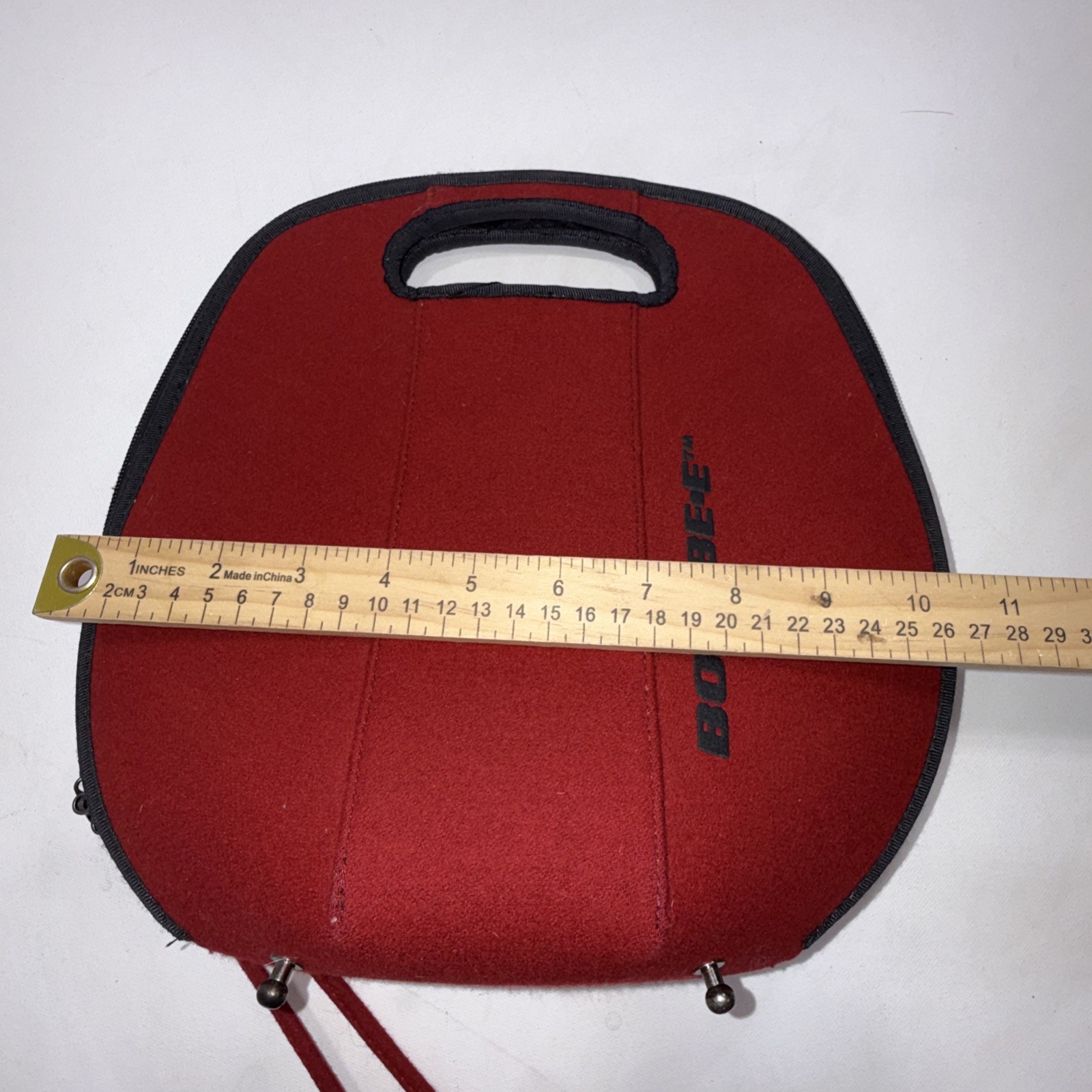 Boblbee Y2K Vintage Hard Shell Bag 2003 Made In Sweden Red Black *READ