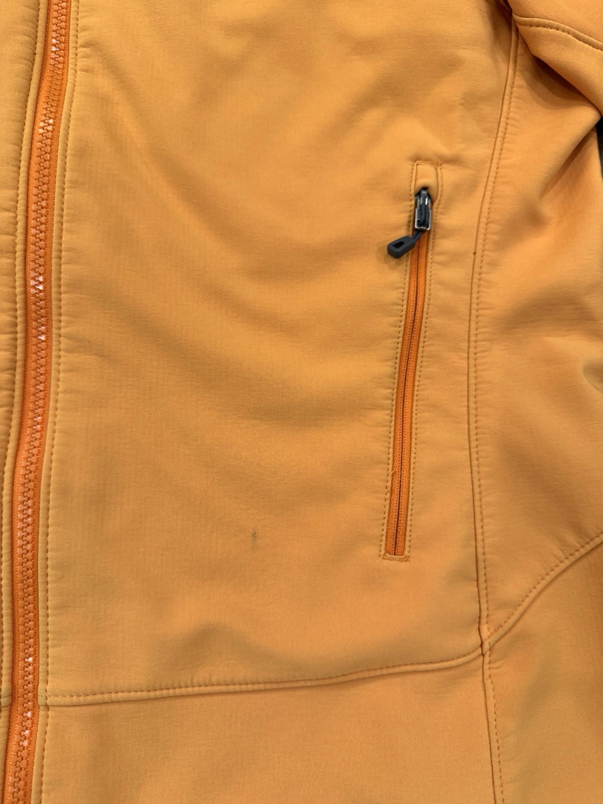 Patagonia Women’s Adze Softshell Jacket MEDIUM Orange Full Zip Outdoor *SEE PICS