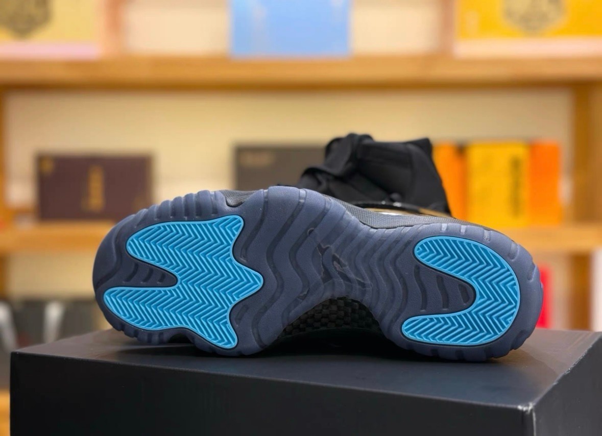 Jordan 11 “Gamma Blue” High Top Men’s Basketball Shoe