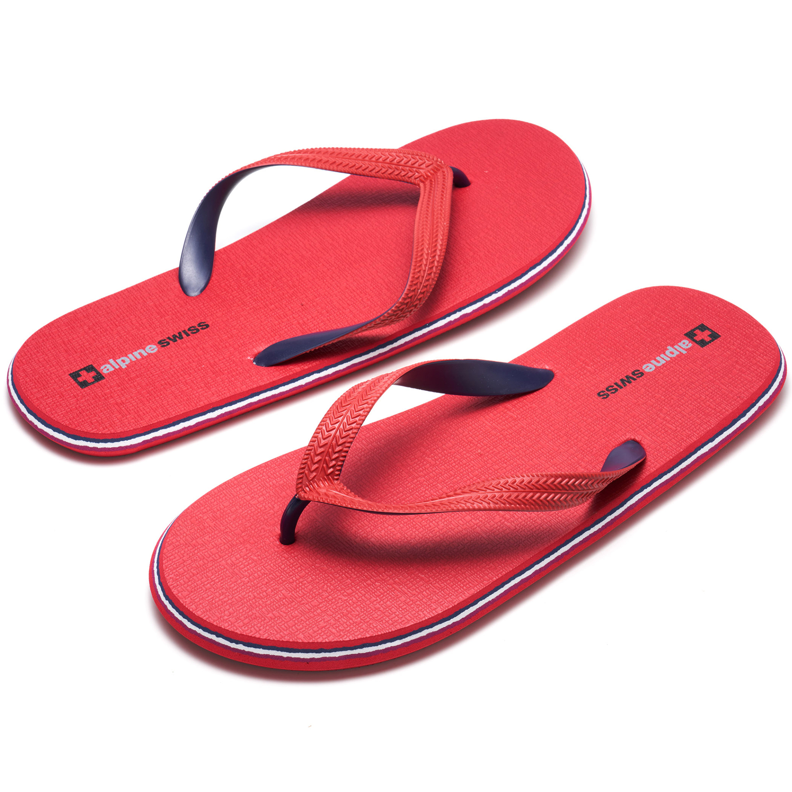 Alpine Swiss Men’s Flip Flops | Ultra-light Thin EVA foam Sandals for Beach