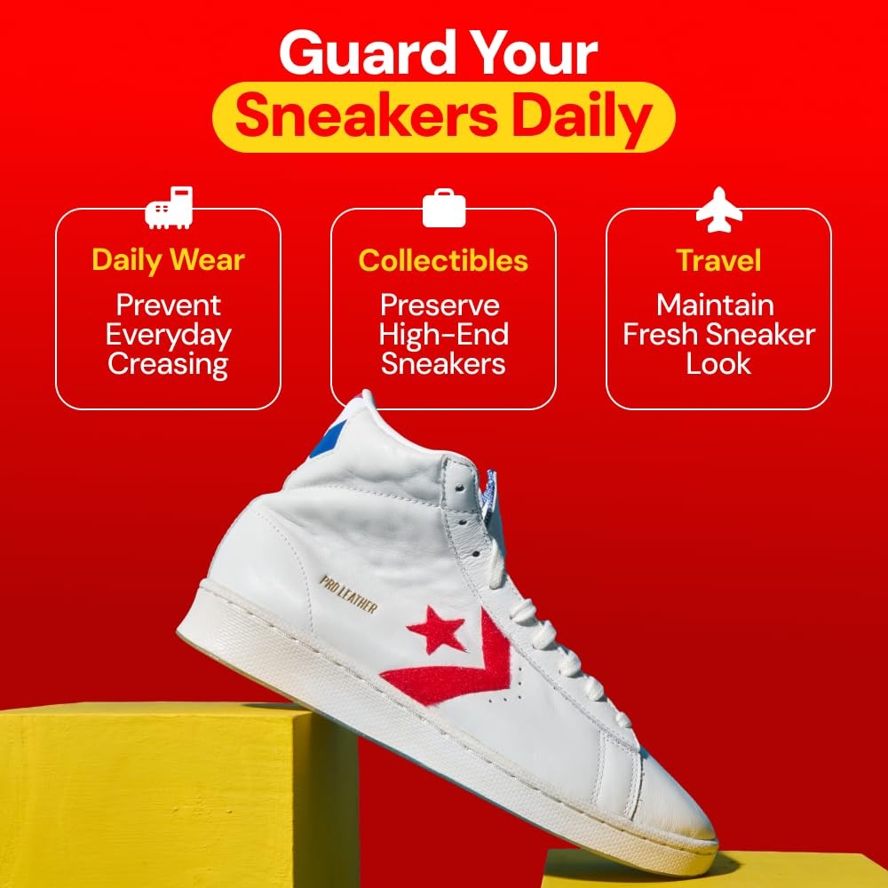 Shoe Crease Protectors Anti-Wrinkle Shields No-Crease Inserts Sneakers Dress
