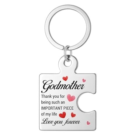 Godmother Keychain Gift from Godchild – Perfect for Any Occasion