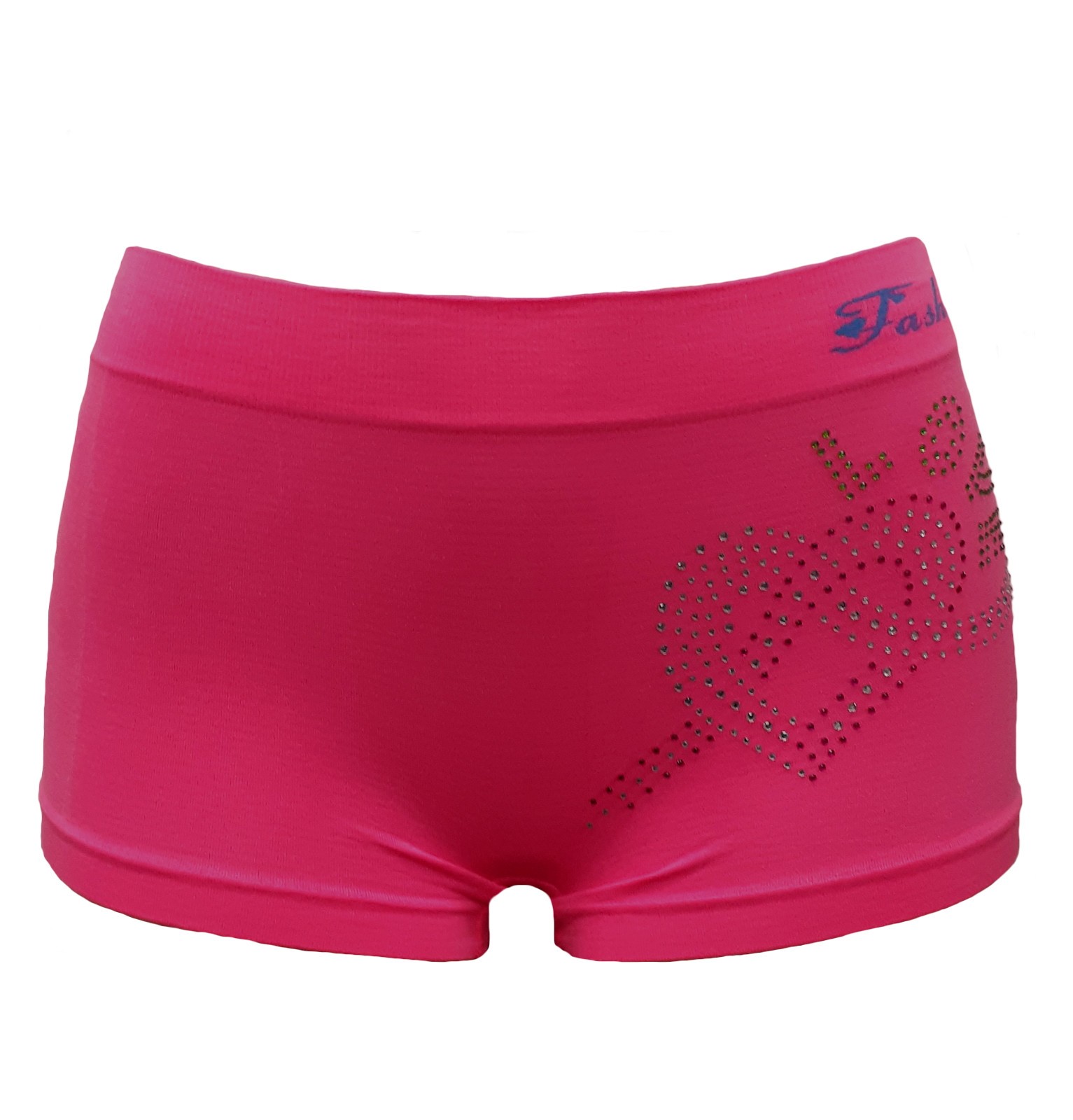 6 pk boyshorts Panties SEAMLESS Boxer Shorts rhinestone undewear Bright Colors