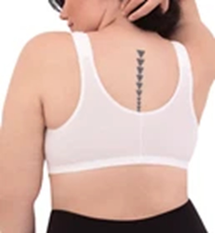 Leading Lady Meryl Cotton Front Closure Bra White Size 40 C/D/DD